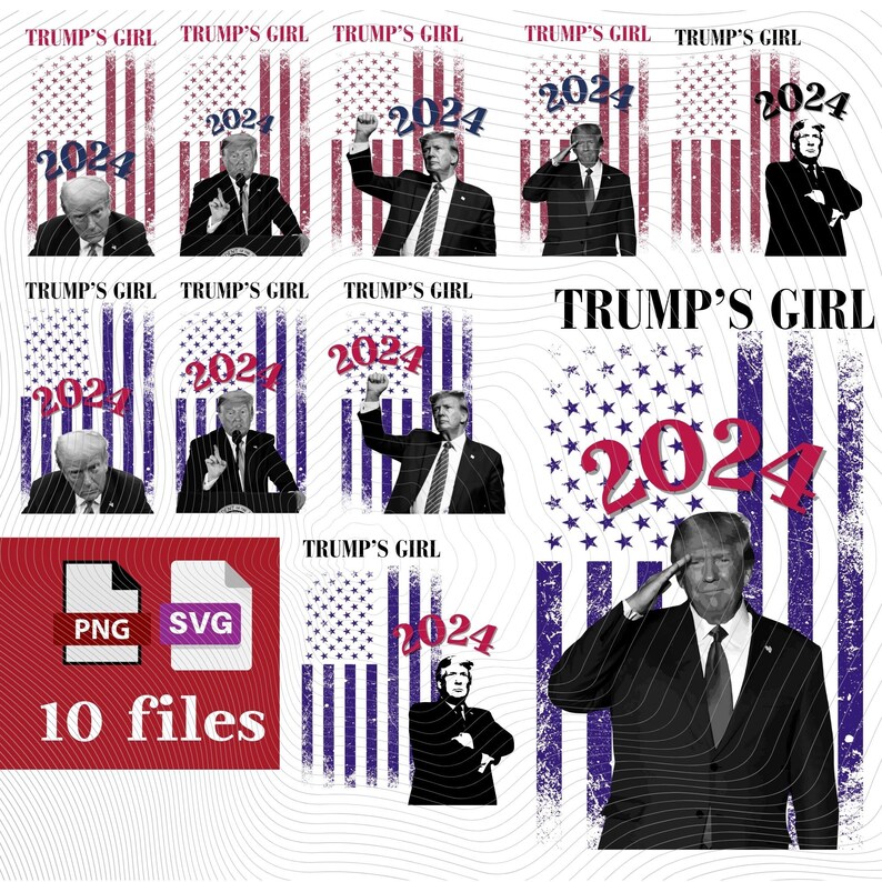 DUE INSEGNE TRUMP JD Vance 2024 Yard Con Pali H Per Il Presidente