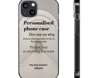 Benutzerdefinierte Name Telefon Hülle, personalisierte Initialen Handyhülle, Monogramm iPhone Hülle, personalisierte Samsung Hülle, einzigartiges Geschenk
