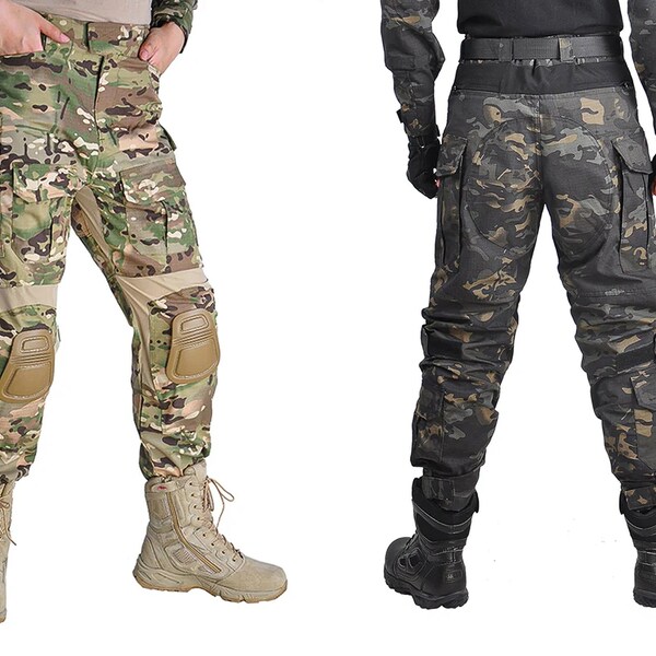 Military Camo Pants,Army Jogger Pants,Airsoft MultiCam Hunting Pants,Military Tactical Pants For Men,Multi Pockets Paintball Pants