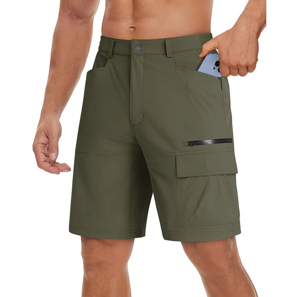 Summer Tactical Shorts Men,Quick Drying Nylon Work Shorts for Men,Tactical Pants Shorts,Casual Hiking Cargo Shorts,Tactical Outdoor Shorts