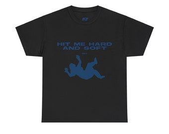 Hit me hard en zacht Billie Eilish Album T-shirt Graphic Tee Merchandise Merch 2024 Zwart Blauw