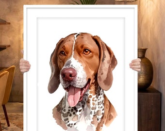 Portrait d'animal de compagnie personnalisé Portrait de chien Cadeau personnalisé pour amoureux des chiens Portrait d'animal de compagnie personnalisé à partir d'une photo Cadeau commémoratif de décès d'un animal de compagnie Peinture de chien Dessin d'animal de compagnie