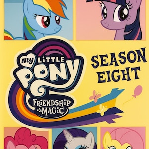 My Little Pony Season 8 DVD Set | 2-Disc English Audio | Eng/Chinese Subtitles | Friendship is Magic | NTSC All Region