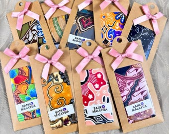Fazzoletti Batik in policotone – Set regalo culturale malese da 10 pezzi