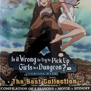 DanMachi Anime DVD – All Seasons + Movie + Extra Series