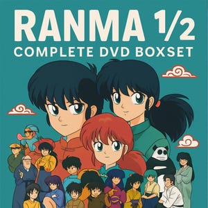 Ranma 1/2 Full DVD Set | Episodes 1-161 + OVA + Live Action | English Dubbed | Anime DVD Collection