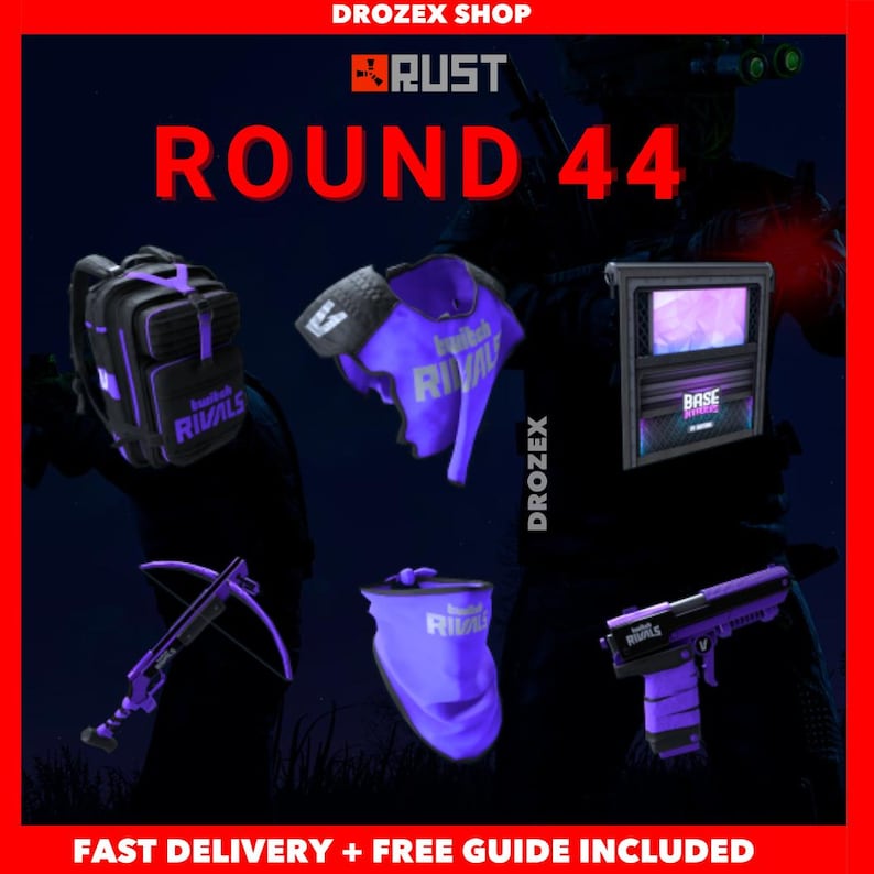Rust All Rounds 42 + 43 + 44 + 45 + 46 + 47 + 48 [total 82/82 Skins ...