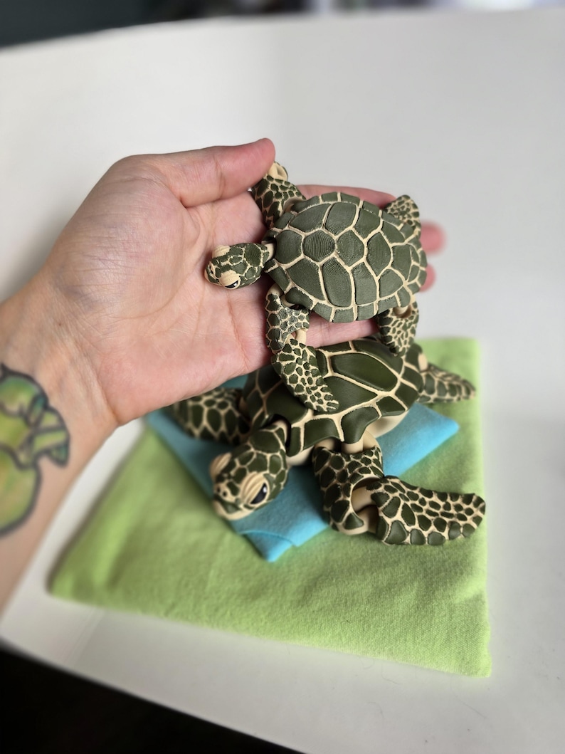 Medium Sea Turtle Desk Pet – 8