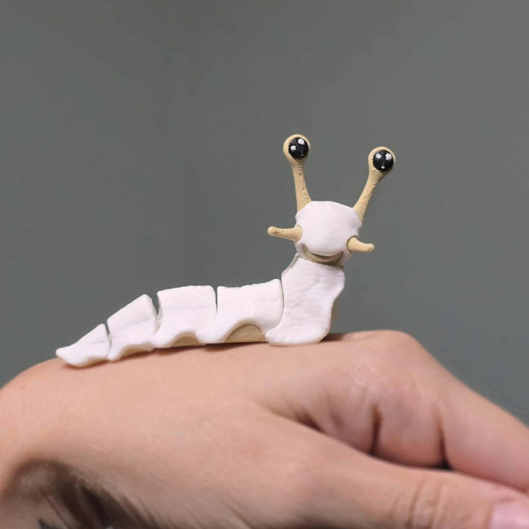 Desk Slug Small Articulated Slug – 3” Flexi Desk Pet – Snail/slug Collectible ...