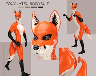 Foxy Latex Bodysuit