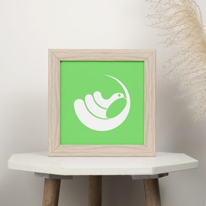 Serpiente bebé color impresión / cartel de madre e hijo para guardería o sala de juegos arte de la pared y decoración del hogar para recién nacidos y mamás regalo de baby shower