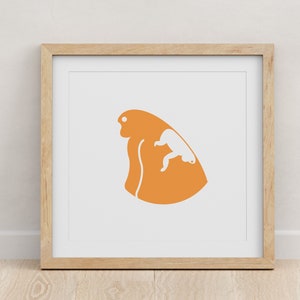 Impresión de bebé gorila / Póster de madre e hijo para guardería o sala de juegos, arte de pared y decoración del hogar para recién nacidos y mamás, regalo de baby shower