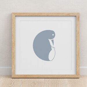 Penguin Baby Print / Póster de madre e hijo para guardería o sala de juegos, arte de pared y decoración del hogar para recién nacidos y mamás, regalo de baby shower