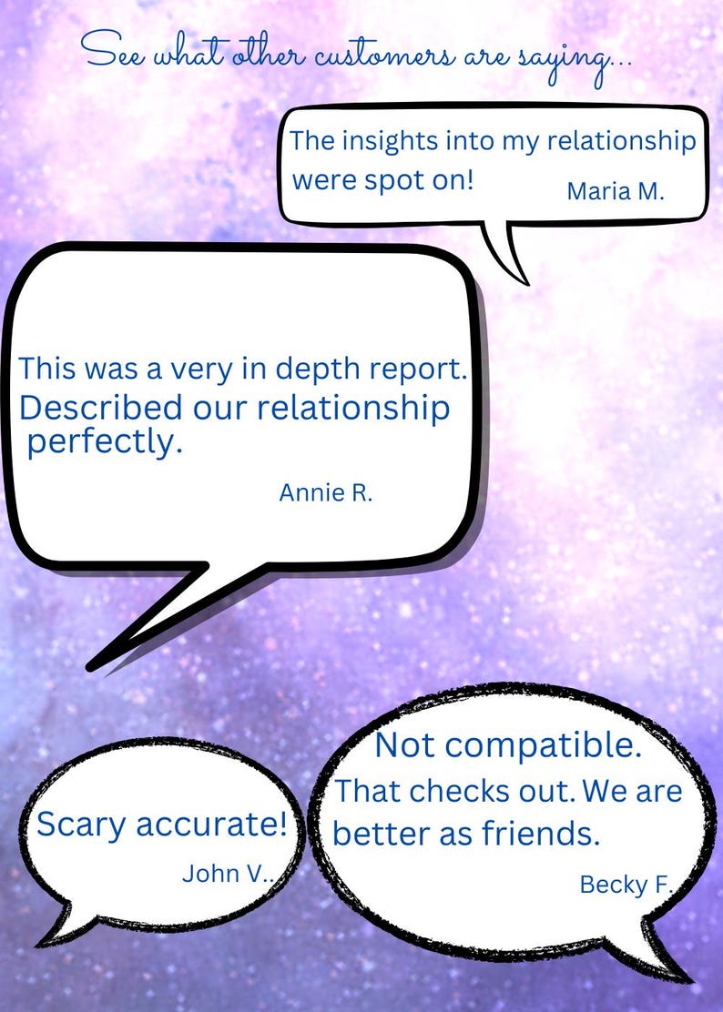 Synastry Chart Reading, Destiny Matrix, Personalized Destiney Matrix ...