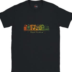 Camiseta Tech Icons: Arte de placa de circuito futurista, presente para programador