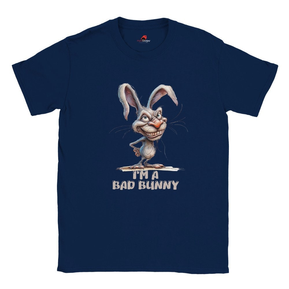 面白いバッドバニーTシャツ：風変わりなグラフィックTシャツ - Etsy 日本