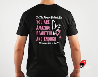Inspirational Message Black T-Shirt, Kindness Graphic Tee