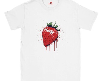 Strawberry T-shirt, Strawberry Fruit, T Shirts, Summer Wear