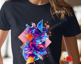 ABSTRACT GEOMETRIC art t-shirt – Bold, Modern & Uniquely Eye-Catching