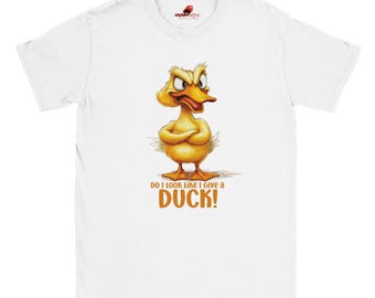 Funny Duck Cartoon T-Shirt – Sarcastic Graphic Tee