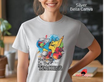 Pop Art Teacher T-Shirt: Colorful School Theme Gift
