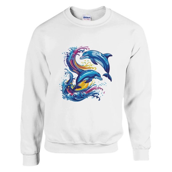 Vintage Classic Retro Style Dolphin Lover T-Shirt 80'S Gift Vintage Classic Retro Style Dolphin Lover T-Shirt 80'S Gift