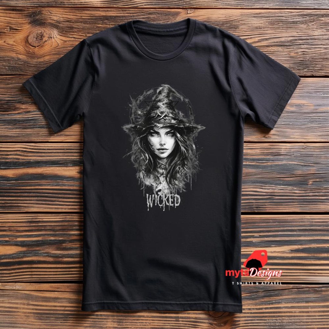 Wicked Witch T-shirt: Modern Witchery, Halloween Style - Etsy