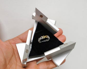 Rotierende Ring Box Mit Bär | 360° Drehfunktion Für Heiratsantrag