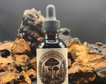 2oz Chaga Mushroom Tincture *double extracted