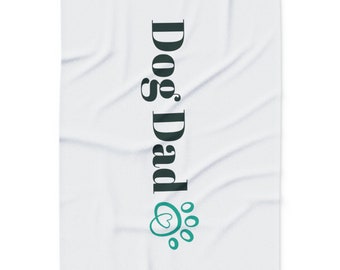 Dog Dad Fleece Blanket