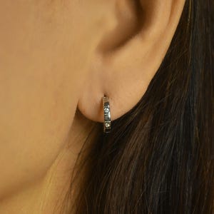 Small Huggie Hoop Earrings, Sterling Silver Huggie Hoop Earrings, Gold Earrings, Womens Accessories, Gift For Her