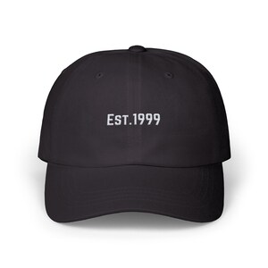 Embroidered Birth Year Dad Cap - Personalized Vintage Gift