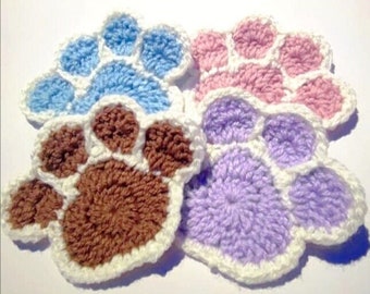 Paw Coaster, cat/dog paw coaster - home decor