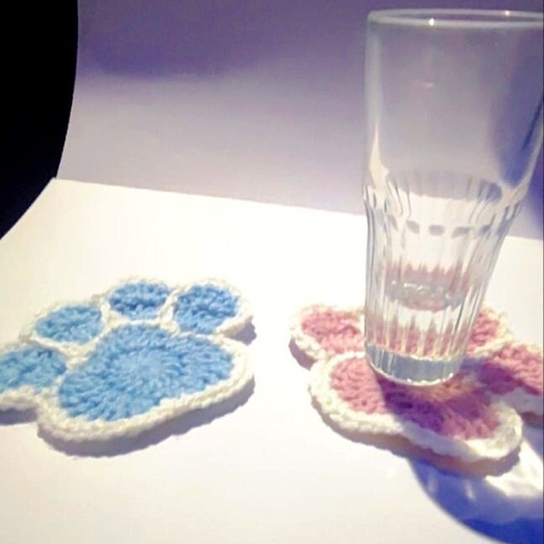 Paw Coaster, cat/dog paw coaster home decor image 6