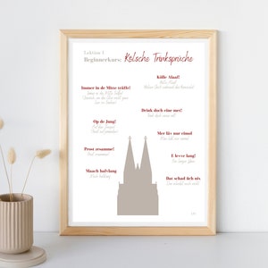Kölner Dom - Kölsch Lektion 1 &quot;Kölsche Trinksprüche&quot; - Kölner Grundgesetzt, Köln Dialekt