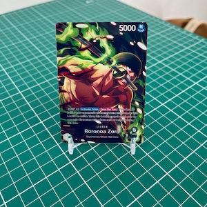 Custom One Piece TCG leader - Trading card game proxy leader Zoro (OP12)
