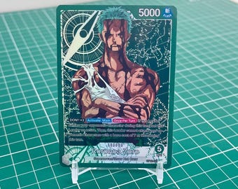 Custom One Piece TCG leader - Trading card game proxy leader Zoro (OP12)