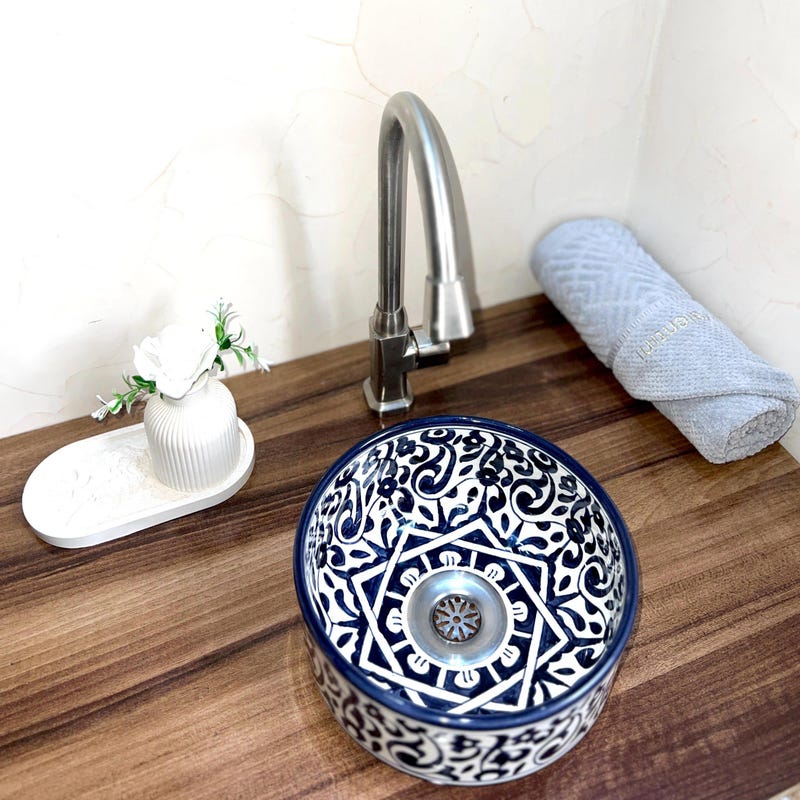 Vasque Marocaine en céramique fait main #183 - Lavabo Marocain