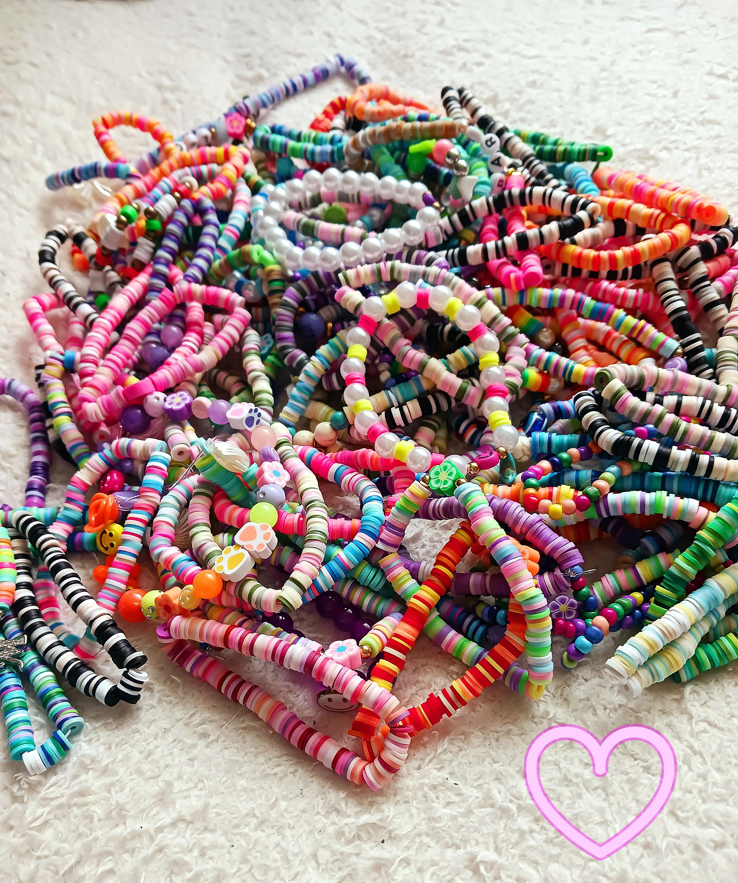Mystery Bracelet Bag, Surprise Bag of Clay Bead Bracelets, Random ...
