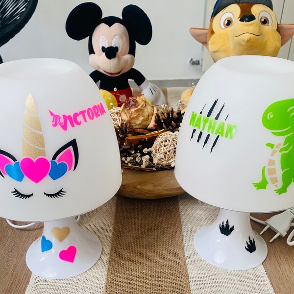 lampe personnalisée enfant