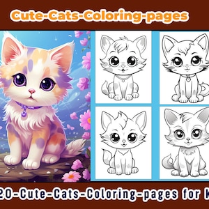 cute cat coloring pages for kids | cute kitten coloring pages, Birthday Kitty, Kitties, Happy Cats  for Kids & Adults cat coloring pages