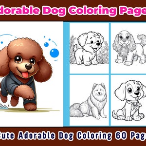 Adorable Dog Coloring Pages | Puppy,  Funny Dogs, Kids Dog Coloring Sheets Printable Coloring Book Pages For Dog Lovers Animal