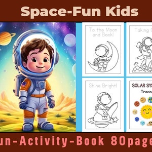 75+ Outer Space Activity Kleurplaten voor kinderen, Astronaut, Planeten Kleurboek, Raketten, Outer Space Verjaardagsactiviteit kleurplaat