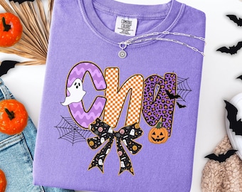 Halloween CNA Nurse Shirt Comfort Colors Cna Nurse Tshirt Spooky Nurse Tee  Fall Nurse T-Shirt Coquette Bow Certified Nursing Assistant Tee