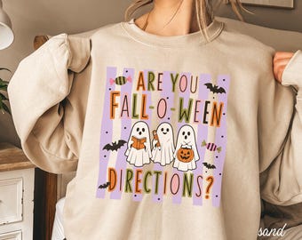 Halloween Teacher Sweatshirt, Funny Teacher Halloween Shirt, Cute Ghost Gildan Crewneck, Fall Teacher Hoodie, Spooky Season Teacher Tee