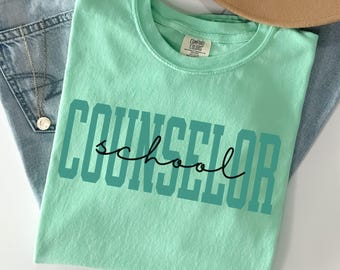 Counselor Shirt School Counselor Gift School Counselor T Shirt Comfort Colors Back To School Shirt Counselor Appreciation Gift Mental Health