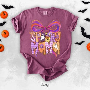 Spooky Mama Shirt Mom Halloween Shirt Halloween Comfort Colors Mom Shirt Halloween Shirt Gift Halloween Mama Shirt Spooky Halloween Mama Tee afbeelding 7