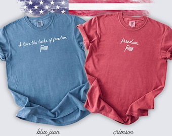 Couple drôle 4 juillet Chemise couleurs confort 4 juillet Chemises pour couples Couples 4 juillet Inapproprié Fête de l'indépendance T-shirts assortis