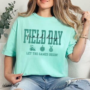 Field Day Teacher Shirt School Field Day Shirt Let The Games Begin Shirt Elementary Teacher Field Day Tee Last Day of School Teacher Team image 20