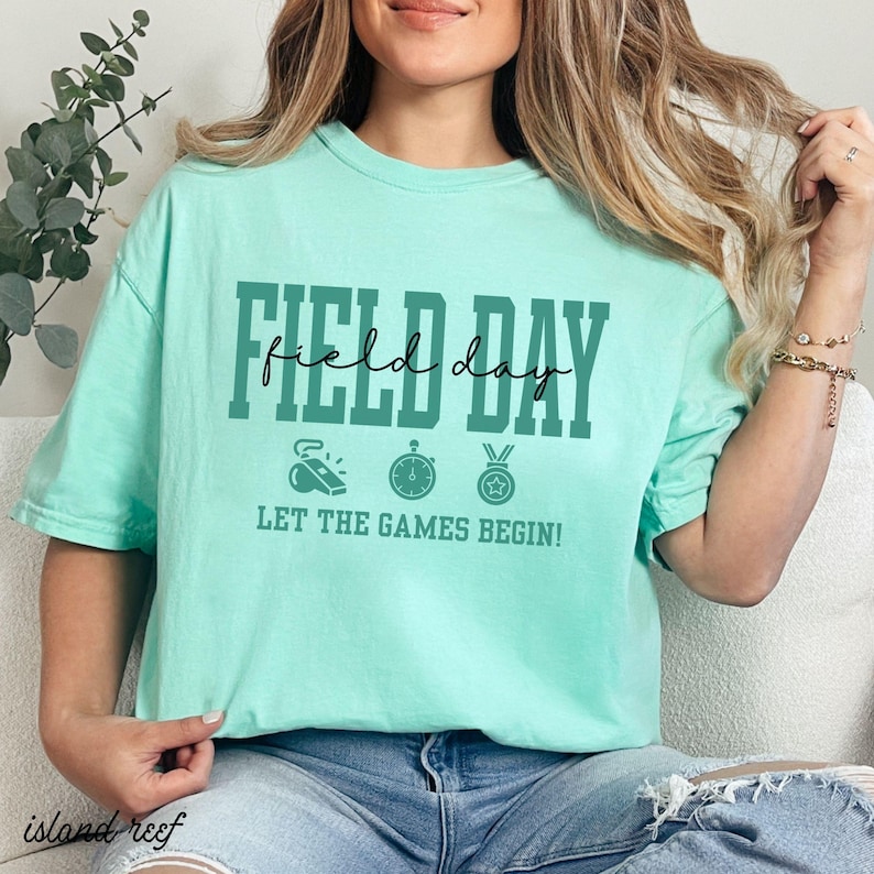 Field Day Teacher Shirt School Field Day Shirt Let The Games Begin Shirt Elementary Teacher Field Day Tee Last Day of School Teacher Team image 20